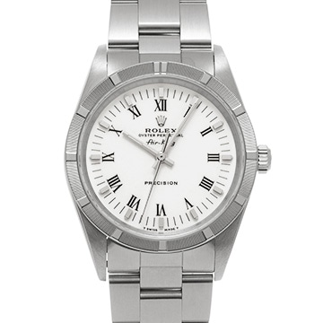 ロレックス エアキング 14010 ホワイト メンズ 時計 【中古】【wristwatch】