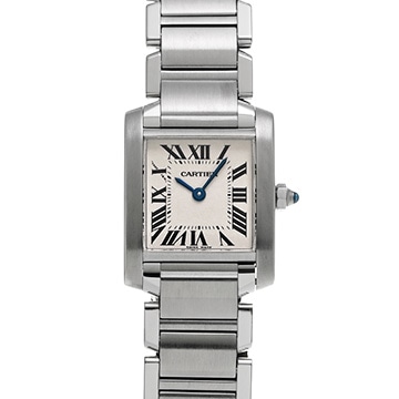 カルティエ タンクフランセーズ SM　 W51008Q3 シルバー レディース 時計 【中古】【wristwatch】