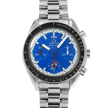 オメガ スピードマスター レーシング ミハエル・シューマッハ 3510.80 ブルー メンズ 時計 【中古】【wristwatch】