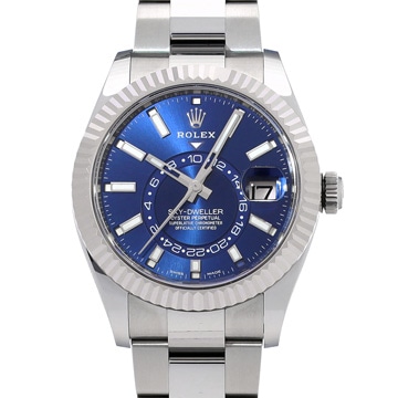 ロレックス スカイドゥエラー 326934 ブルー メンズ 時計 【中古】【wristwatch】
