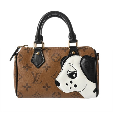 ルイ ヴィトン モノグラムリバース LV×Sun Yitian ナノ スピーディ 2024年 プレフォールコレクション ブラウン M83688 モノグラムリバースキャンバス レディース バッグ 【中古】【bag】