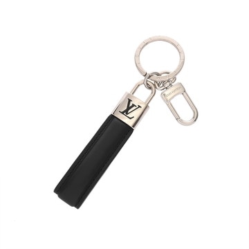 ルイ ヴィトン キーホルダーLV パドロック ブラック M00745 レザー レディース 【中古】【other】
