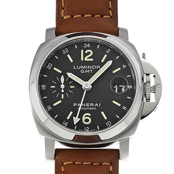 パネライ ルミノール GMT PAM00244 ブラック メンズ 時計 【中古】【wristwatch】