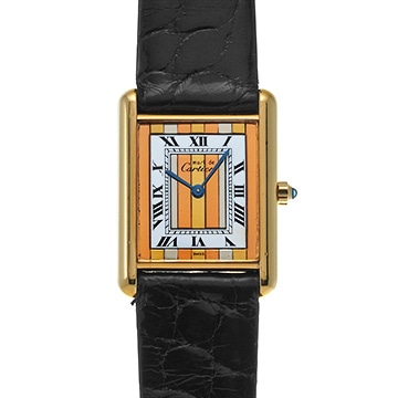 カルティエ マストタンク ヴェルメイユ 681006 ホワイト レディース 時計 【中古】【wristwatch】
