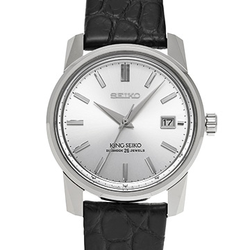 セイコー キングセイコー セイコー創業140th KSK 復刻デザイン SDKA001 シルバー メンズ 時計 【中古】【wristwatch】
