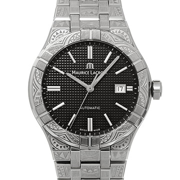 モーリス ラクロア アイコン オートマティック アーバン トライブ AI6008-SS009-330-1 ブラック メンズ 時計 【中古】【wristwatch】