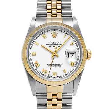 ロレックス デイトジャスト 16233 ホワイト メンズ 時計 【中古】【wristwatch】
