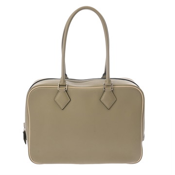 エルメス プリュム 28 セージ/クレ ヴォースイフト レディース バッグ 【中古】【bag】