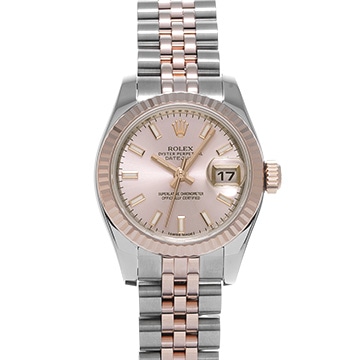 ロレックス デイトジャスト 179171 ピンク レディース 時計 【中古】【wristwatch】
