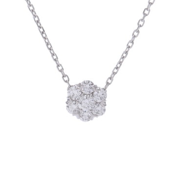 ヴァン クリーフ&アーペル フルーレット ネックレス シルバー K18ホワイトゴールド WG レディース ジュエリー 【中古】【jewelry】