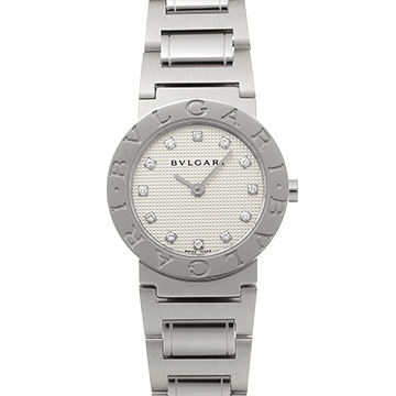 ブルガリ ブルガリブルガリ BB26SS ホワイト/ダイヤモンド レディース 時計 【中古】【wristwatch】