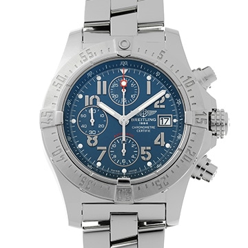 ブライトリング アベンジャー　スカイランド A13380 ブルー メンズ 時計 【中古】【wristwatch】