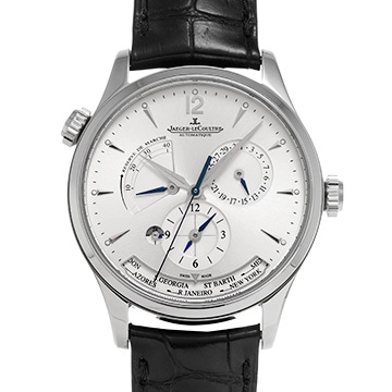 ジャガー ルクルト マスタージオグラフィーク Q1428421 シルバー メンズ 時計 【中古】【wristwatch】