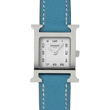 エルメス Hウォッチ HH1.210 ブルー レディース 時計 【中古】【wristwatch】