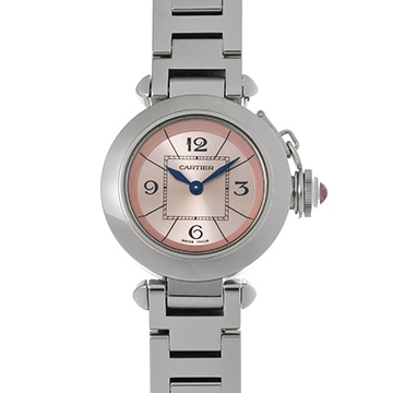 カルティエ ミスパシャ W3140008 ピンク レディース 時計 【中古】【wristwatch】