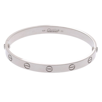 カルティエ ラブブレスレット #17 旧型 シルバー K18ホワイトゴールド WG レディース ジュエリー 【中古】【jewelry】
