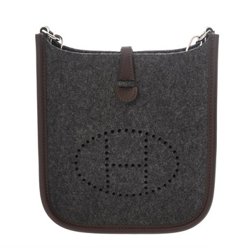 エルメス エヴリン TPM エベンヌ/グリモワイヤン ヴォースイフト/フェルト レディース バッグ 【中古】【bag】