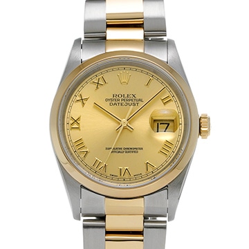 ロレックス デイトジャスト 16203 シャンパン メンズ 時計 【中古】【wristwatch】