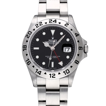 ロレックス エクスプローラーII 16570 ブラック メンズ 時計 【中古】【wristwatch】