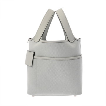 エルメス ピコタンロック カーゴ PM  グリプラチナ トワルゴエラン/ヴォースイフト レディース バッグ 【未使用】【bag】