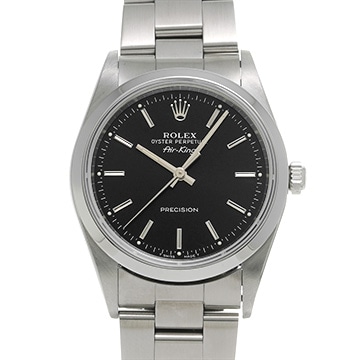 ロレックス エアキング 14000 ブラック メンズ 時計 【中古】【wristwatch】