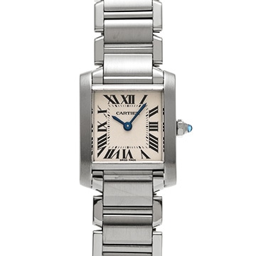 カルティエ タンクフランセーズ SM　 W51008Q3 シルバー レディース 時計 【中古】【wristwatch】
