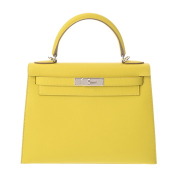 エルメス ケリー 28 外縫い 2WAY スフレ ヴォーエプソン レディース バッグ 【中古】【bag】