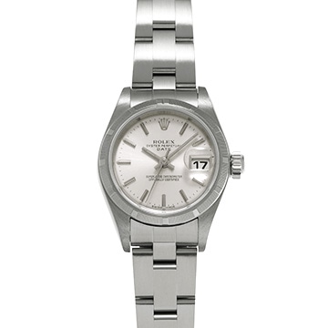 ロレックス オイスターパーペチュアル デイト 79190 シルバー レディース 時計 【中古】【wristwatch】