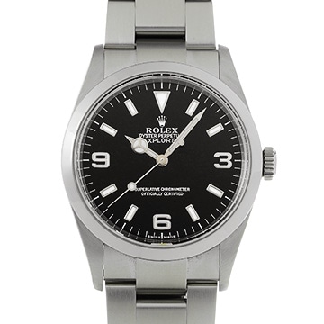 ロレックス エクスプローラー 114270 ブラック メンズ 時計 【中古】【wristwatch】
