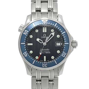 オメガ シーマスター プロフェッショナル 300 ミッドサイズ 2561.80 ブルー ユニセックス 時計 【中古】【wristwatch】