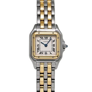 カルティエ パンテール SM W25029B6 シルバー レディース 時計 【中古】【wristwatch】