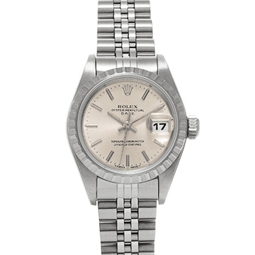 ロレックス オイスターパーペチュアル デイト 69240 シルバー レディース 時計 【中古】【wristwatch】