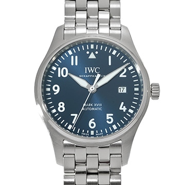 IWC マークXVIII マーク18　プティ・プランス IW327016 ブルー メンズ 時計 【中古】【wristwatch】