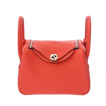 エルメス リンディ ミニ 2 オレンジフィールド トリヨンクレマンス レディース バッグ 【未使用】【bag】