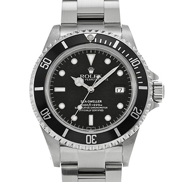 ロレックス シードゥエラー 16600 ブラック メンズ 時計 【中古】【wristwatch】