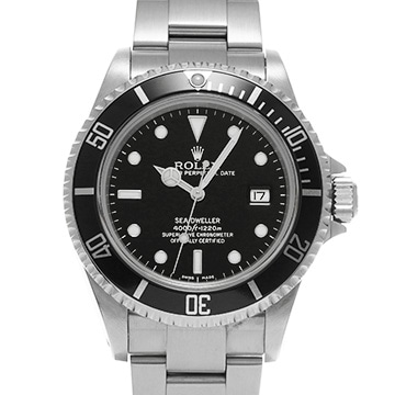 ロレックス シードゥエラー 16600 ブラック メンズ 時計 【中古】【wristwatch】