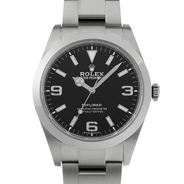 ロレックス エクスプローラー 214270 ブラック メンズ 時計 【中古】【wristwatch】
