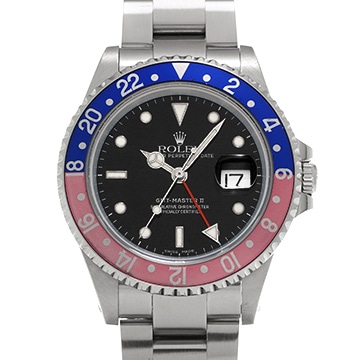 ロレックス GMTマスターII 16710 ブラック メンズ 時計 【中古】【wristwatch】
