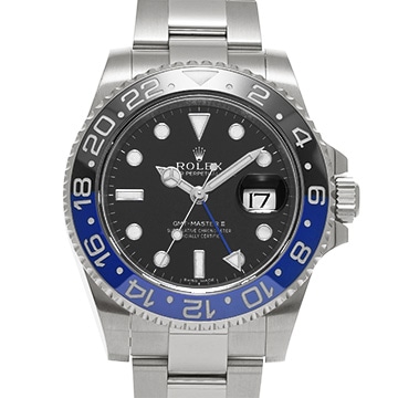 ロレックス GMTマスターII 116710BLNR ブラック メンズ 時計 【中古】【wristwatch】
