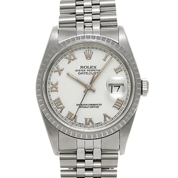 ロレックス デイトジャスト 16220 ホワイト メンズ 時計 【中古】【wristwatch】