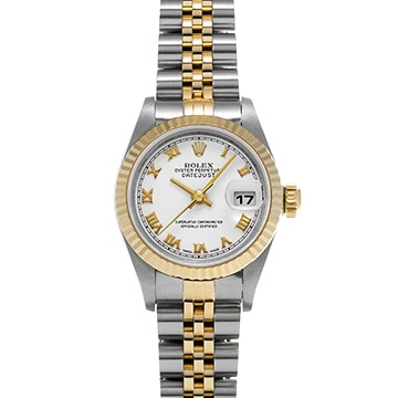 ロレックス デイトジャスト 79173 ホワイト レディース 時計 【中古】【wristwatch】