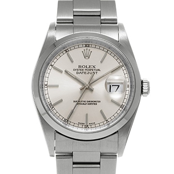 ロレックス デイトジャスト 16200 シルバー メンズ 時計 【中古】【wristwatch】
