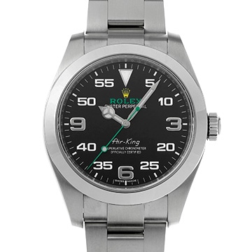 ロレックス エアキング 116900 ブラック メンズ 時計 【中古】【wristwatch】