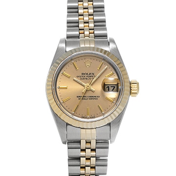 ロレックス デイトジャスト 79173 シャンパン レディース 時計 【中古】【wristwatch】