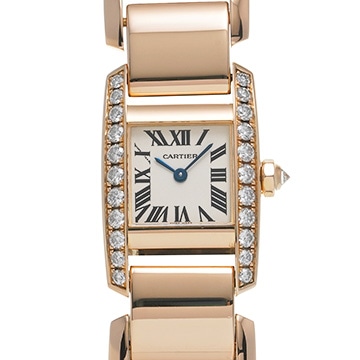 カルティエ タンキッシム MM WE70028H アイボリー レディース 時計 【中古】【wristwatch】