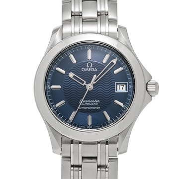 オメガ シーマスター 120 2501.81 ブルー メンズ 時計 【中古】【wristwatch】
