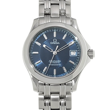 オメガ シーマスター 120 2501.81 ブルー メンズ 時計 【中古】【wristwatch】