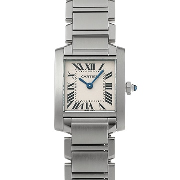 カルティエ タンクフランセーズ SM　 W51008Q3 シルバー レディース 時計 【中古】【wristwatch】
