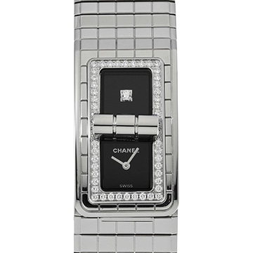 シャネル コード ココ H5145 ブラックラッカー/ダイヤモンド レディース 時計 【中古】【wristwatch】