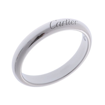 カルティエ Cドゥ リング 3MM #48 シルバー CRB4232448 Pt950プラチナ レディース ジュエリー 【中古】【jewelry】